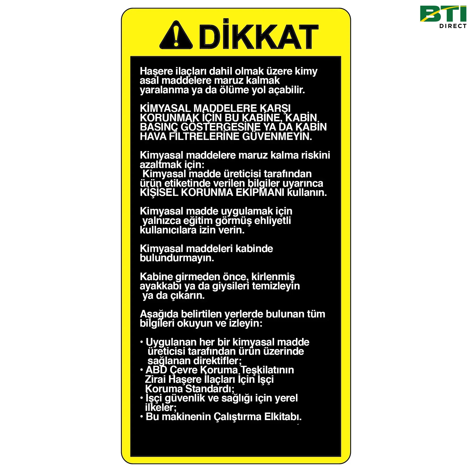 N310220: Caution Label, Turkish