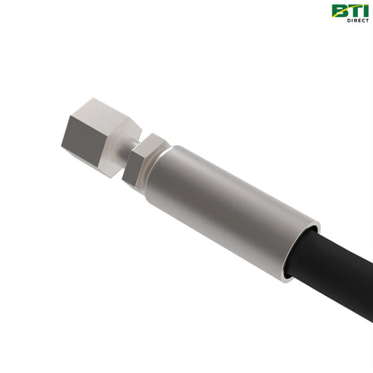 AXE22773: LH Belt Motor Case Drain Hydraulic Hose