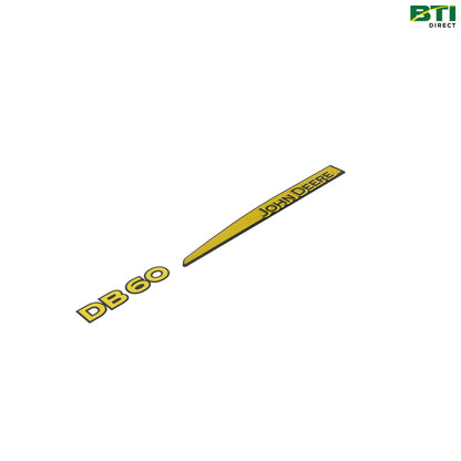 A100123: Label, DB60, Left Side