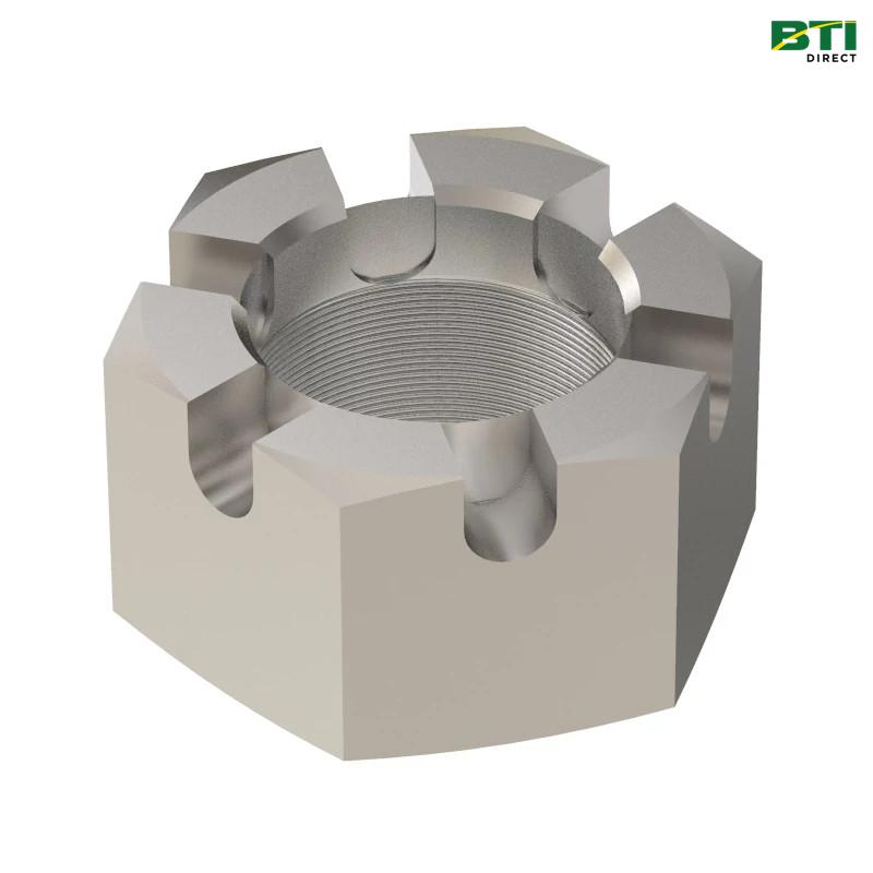 A101625: Hexagonal Slotted Nut, 63.5 mm (2-1/2")
