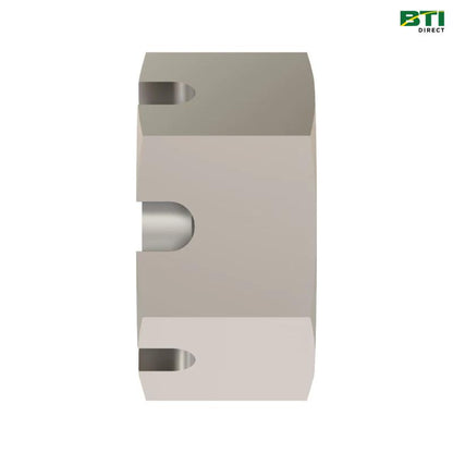 A101625: Hexagonal Slotted Nut, 63.5 mm (2-1/2")