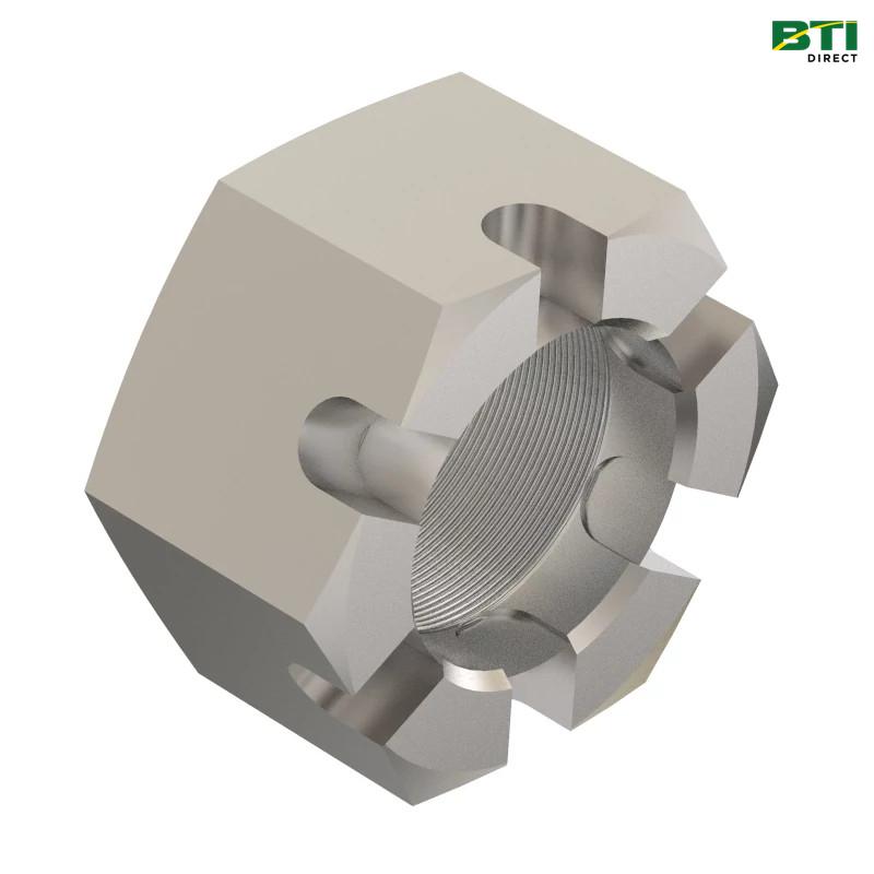 A101625: Hexagonal Slotted Nut, 63.5 mm (2-1/2")