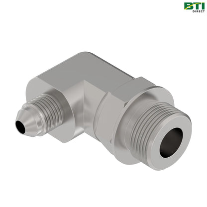 A104576: 90 Degree Restrictor External Thread Fitting