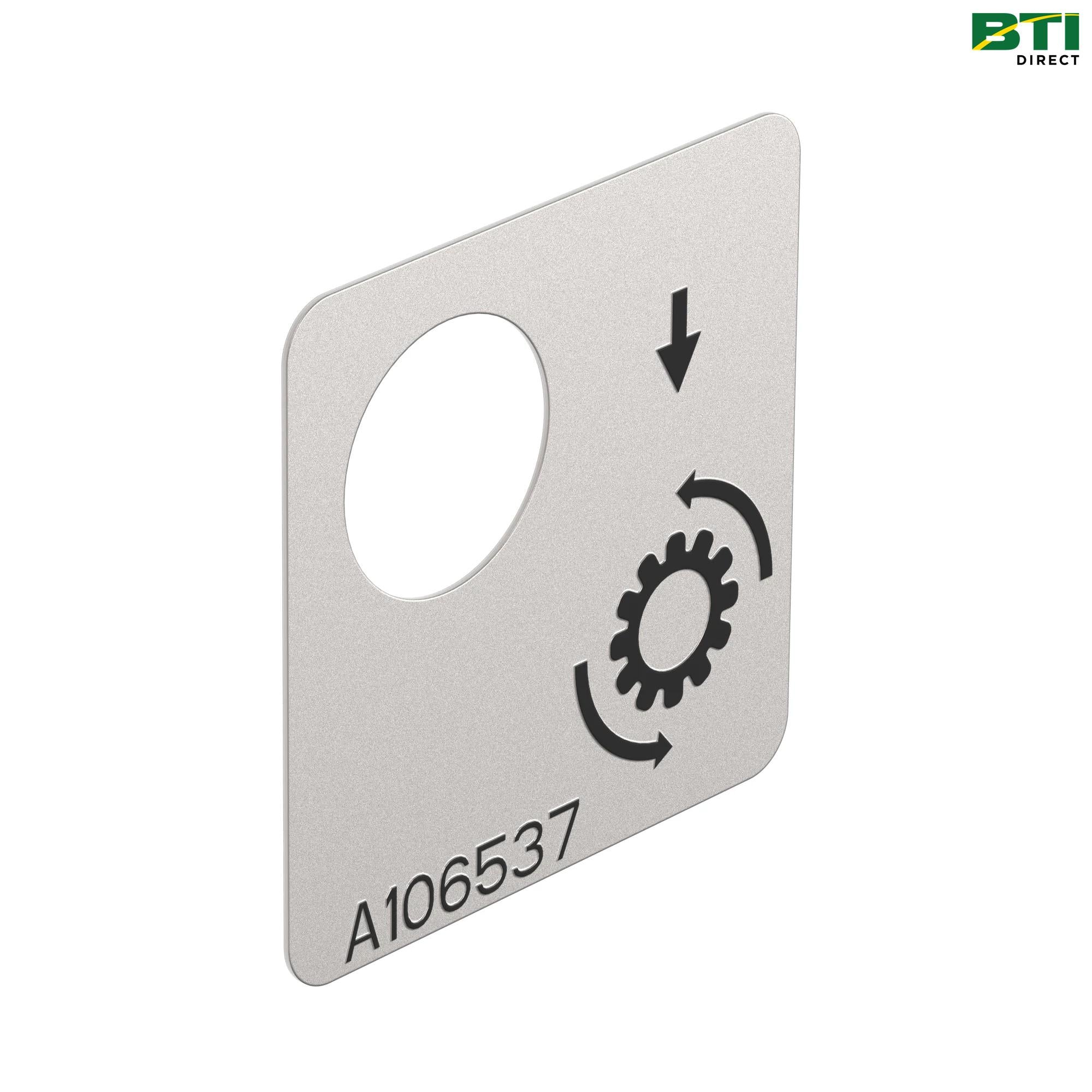 A106537: Calibration Switch Label