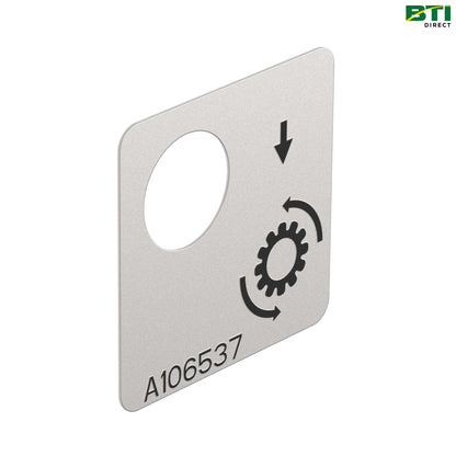 A106537: Calibration Switch Label