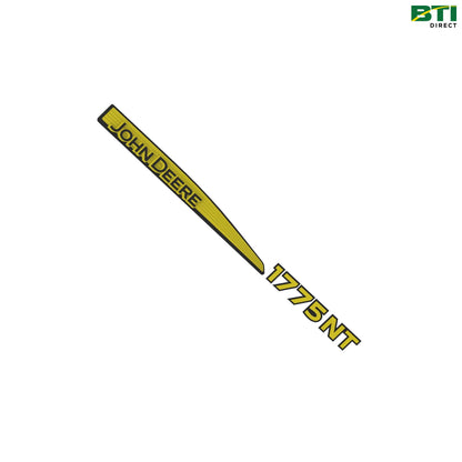 A109951: John Deere 1775NT Model Label