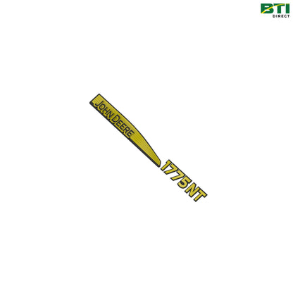 A109951: John Deere 1775NT Model Label
