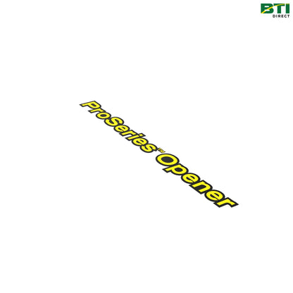 A112416: ProSeries™ Opener Label