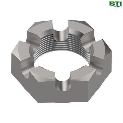 A12188: Hexagonal Slotted Nut, 25.4 mm (1")