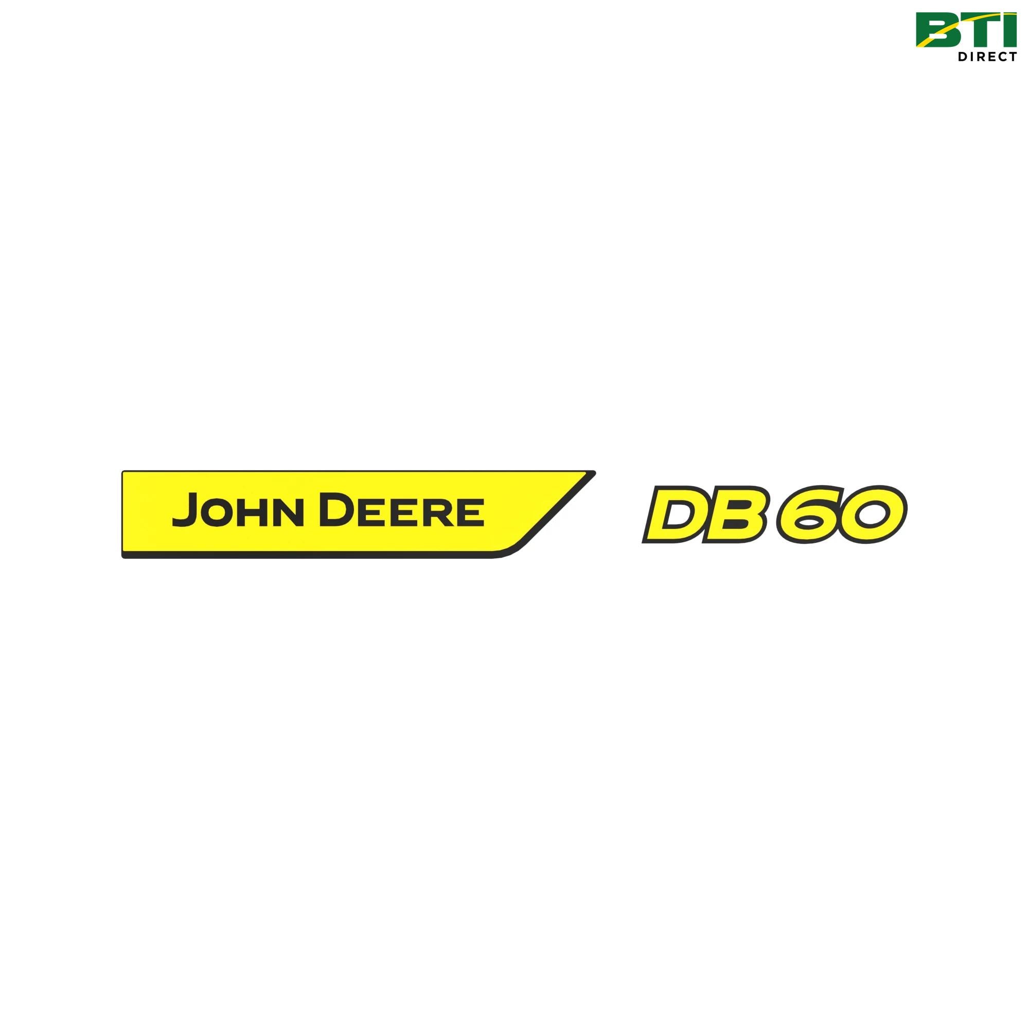 A126870: DB60 Model Designator Label, Left Side