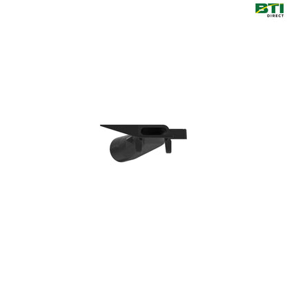 A52149: Single Disk Fertilizer Spouts Shoe, Left Side