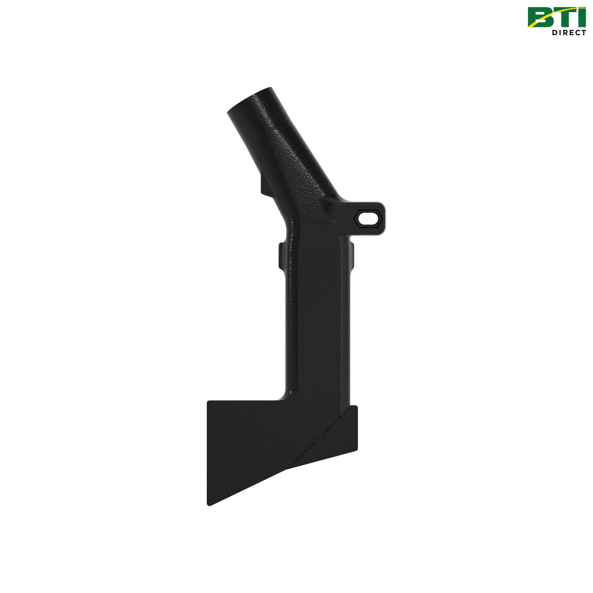 A52149: Single Disk Fertilizer Spouts Shoe, Left Side