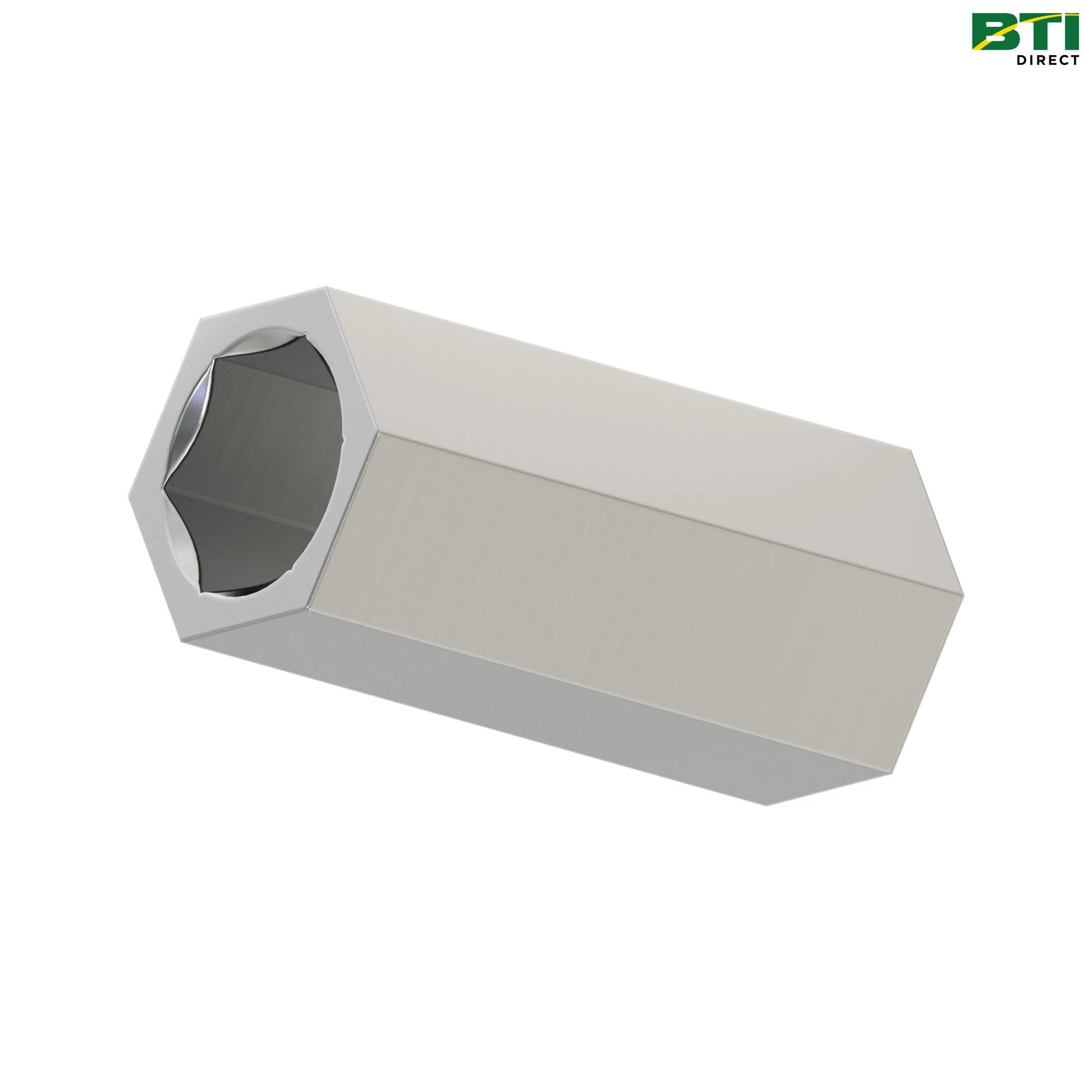 A54400: Hex Outer Diameter Hexagonal Inner Diameter Bushing