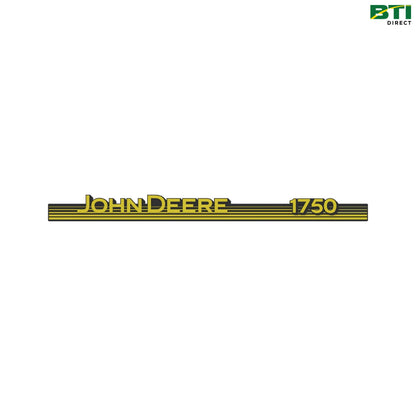 A69184: John Deere 1750 Model Label