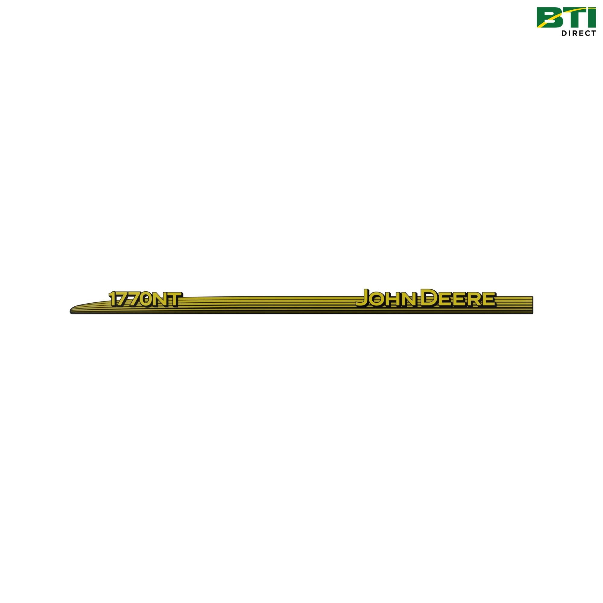 A72517: John Deere 1770NT Model Designator Label, Left Side