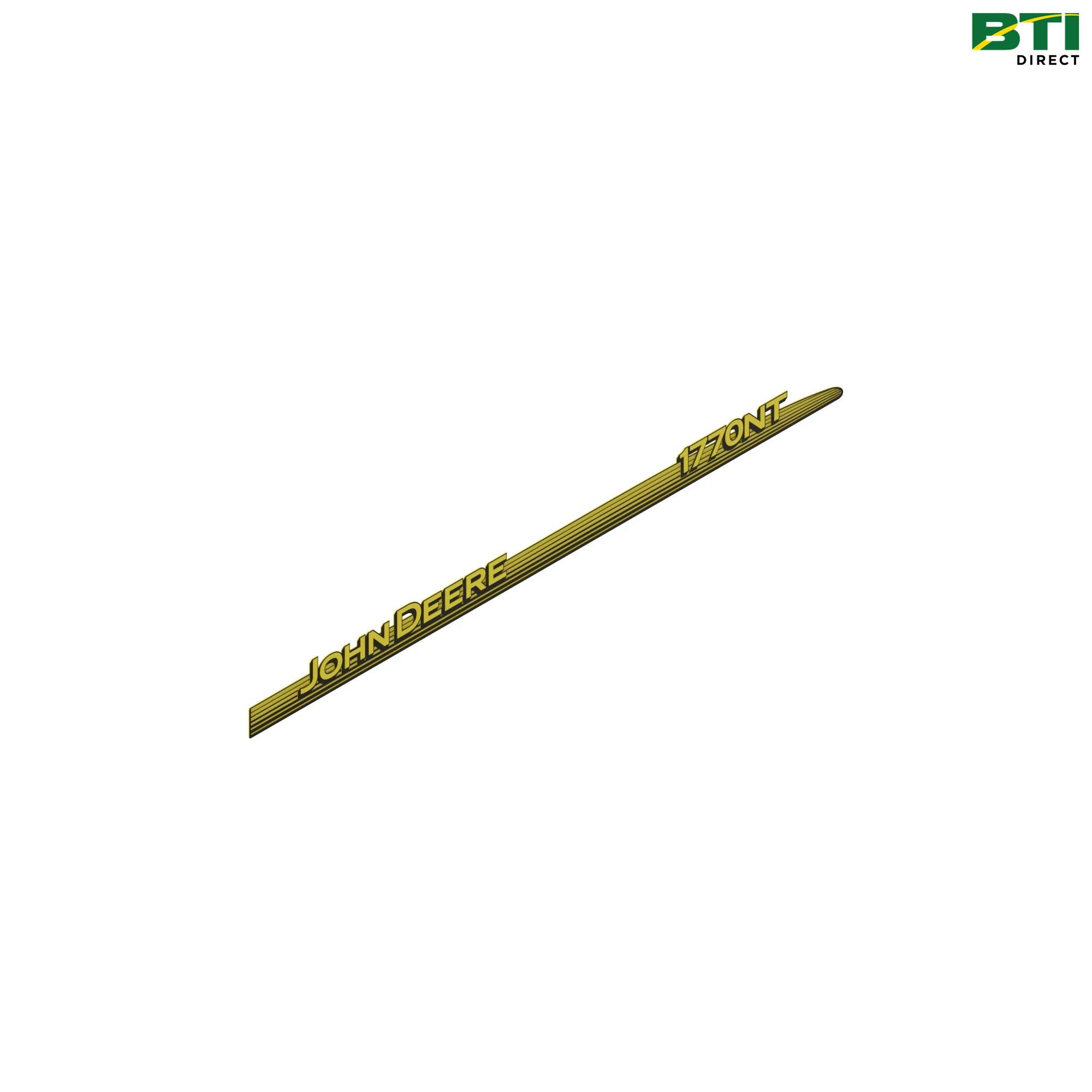 A72953: John Deere 1770NT Model Designator Label, Right Side