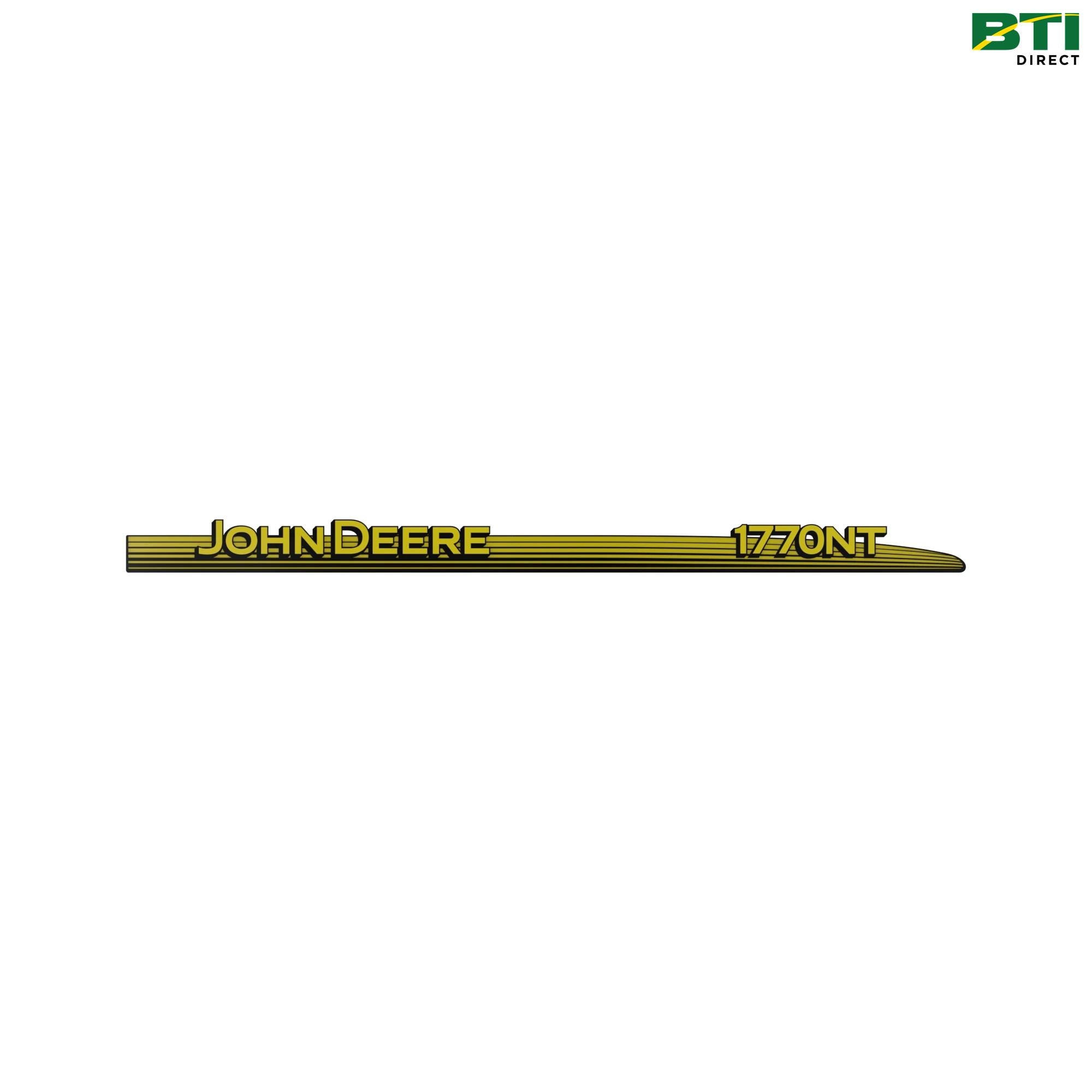 A72953: John Deere 1770NT Model Designator Label, Right Side