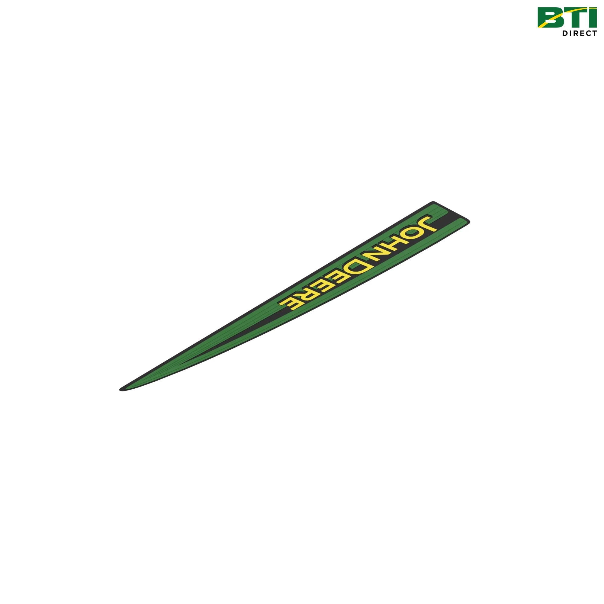 A73261: John Deere Stripe Label, Right Side