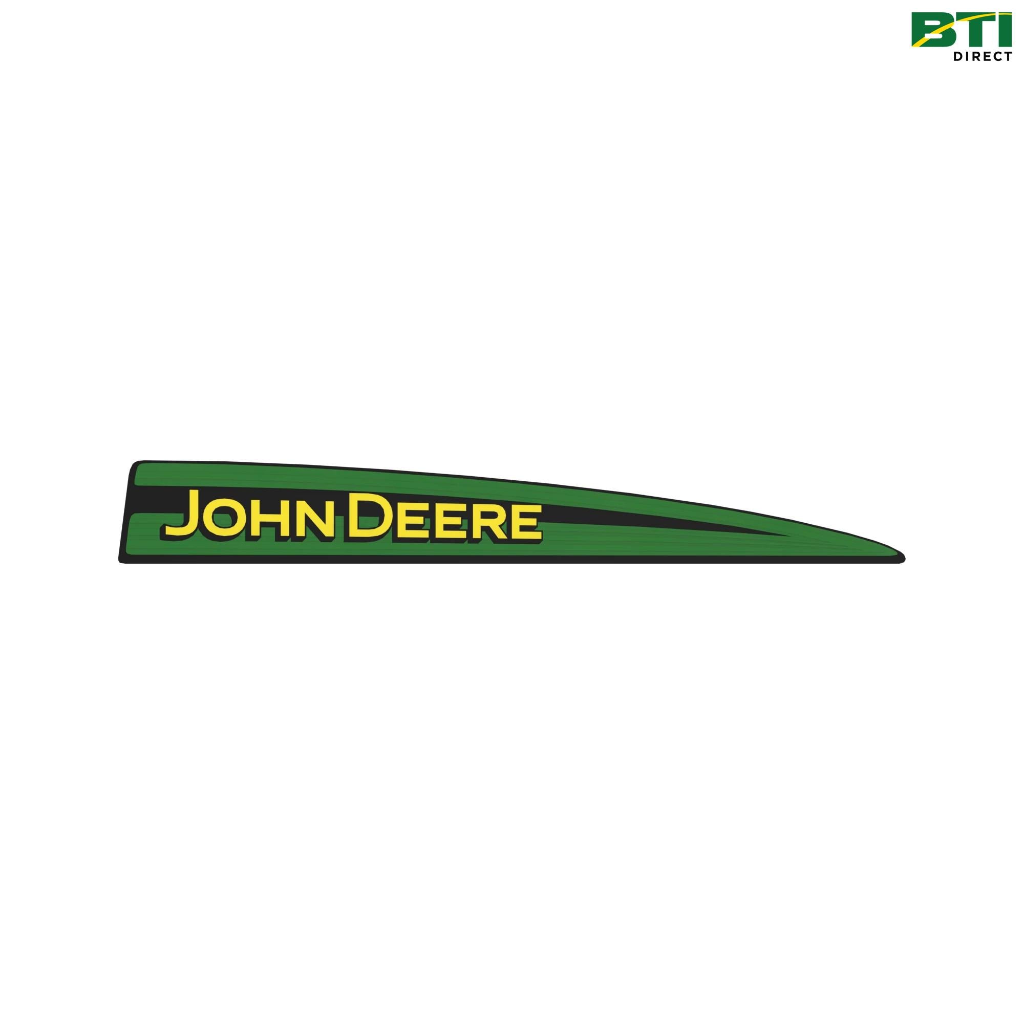 A73261: John Deere Stripe Label, Right Side