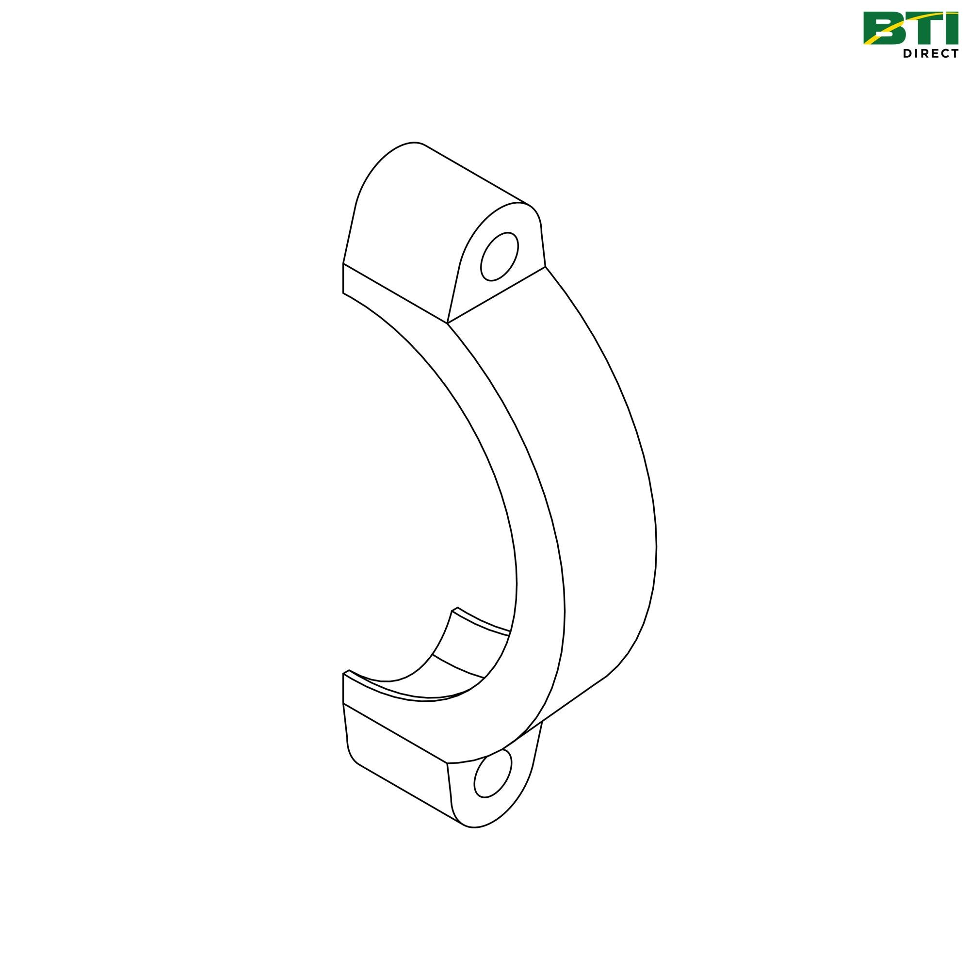 A78187: V-Groove Half Muffler Clamp
