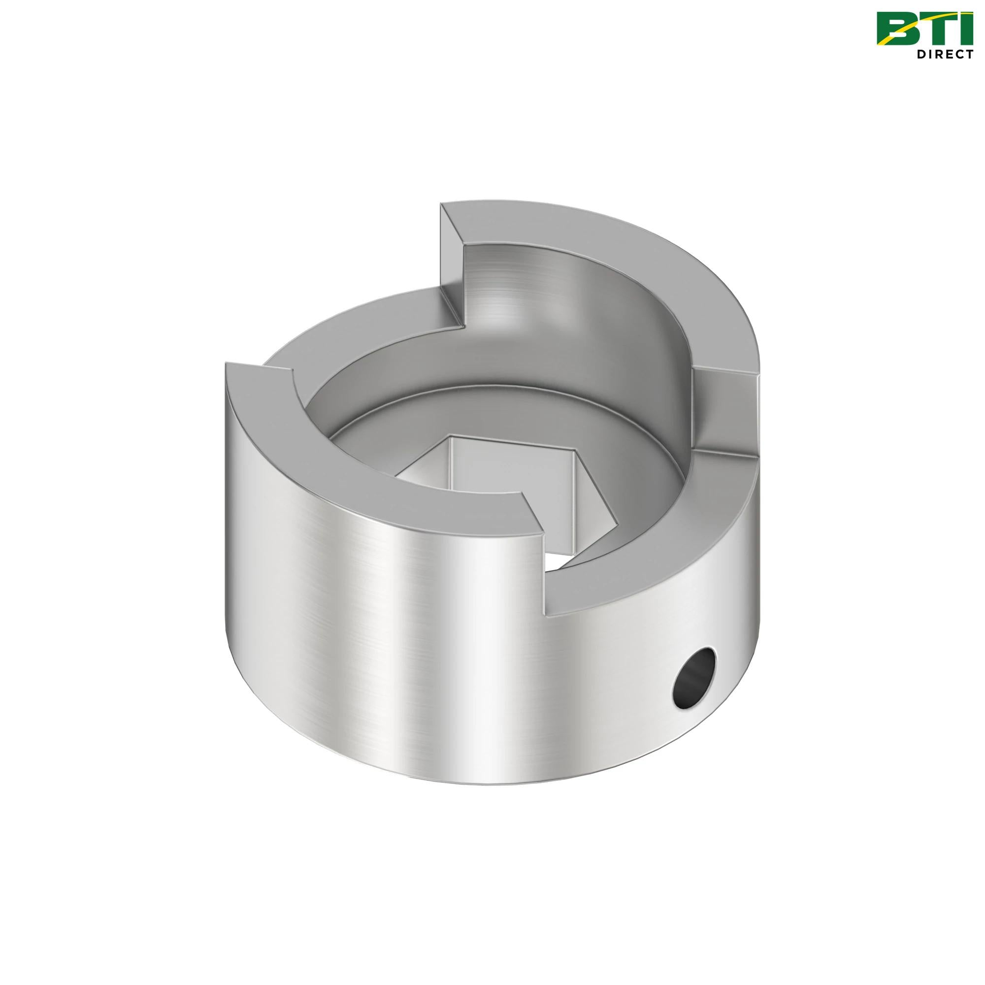 A82601: Round Outer Diameter Hexagonal Inner Diameter One Hole Bushing