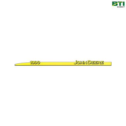 A83158: 1990 Model Label, Left Side
