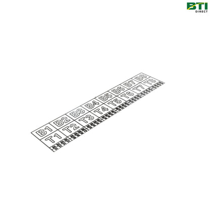 A87032: Tower Numbering Label
