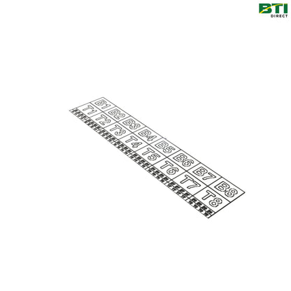 A87032: Tower Numbering Label