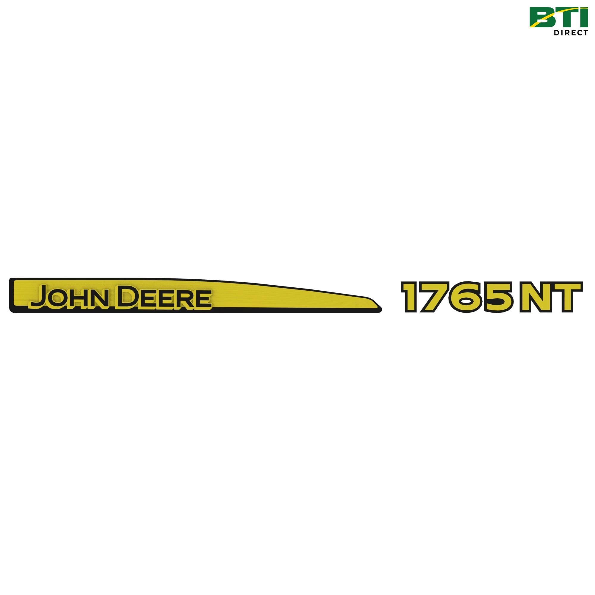 A99921: 1765NT Model Number Sign, Left Side