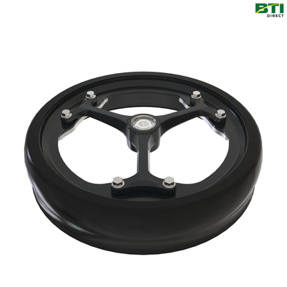 AA110983: Heavy-Duty Spoked Gauge Wheel Assembly