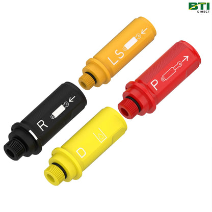 AA114808: Grip and O-Ring Kit for Case Drain and Load Sense, 1.3 cm (1/2 inch) Lines