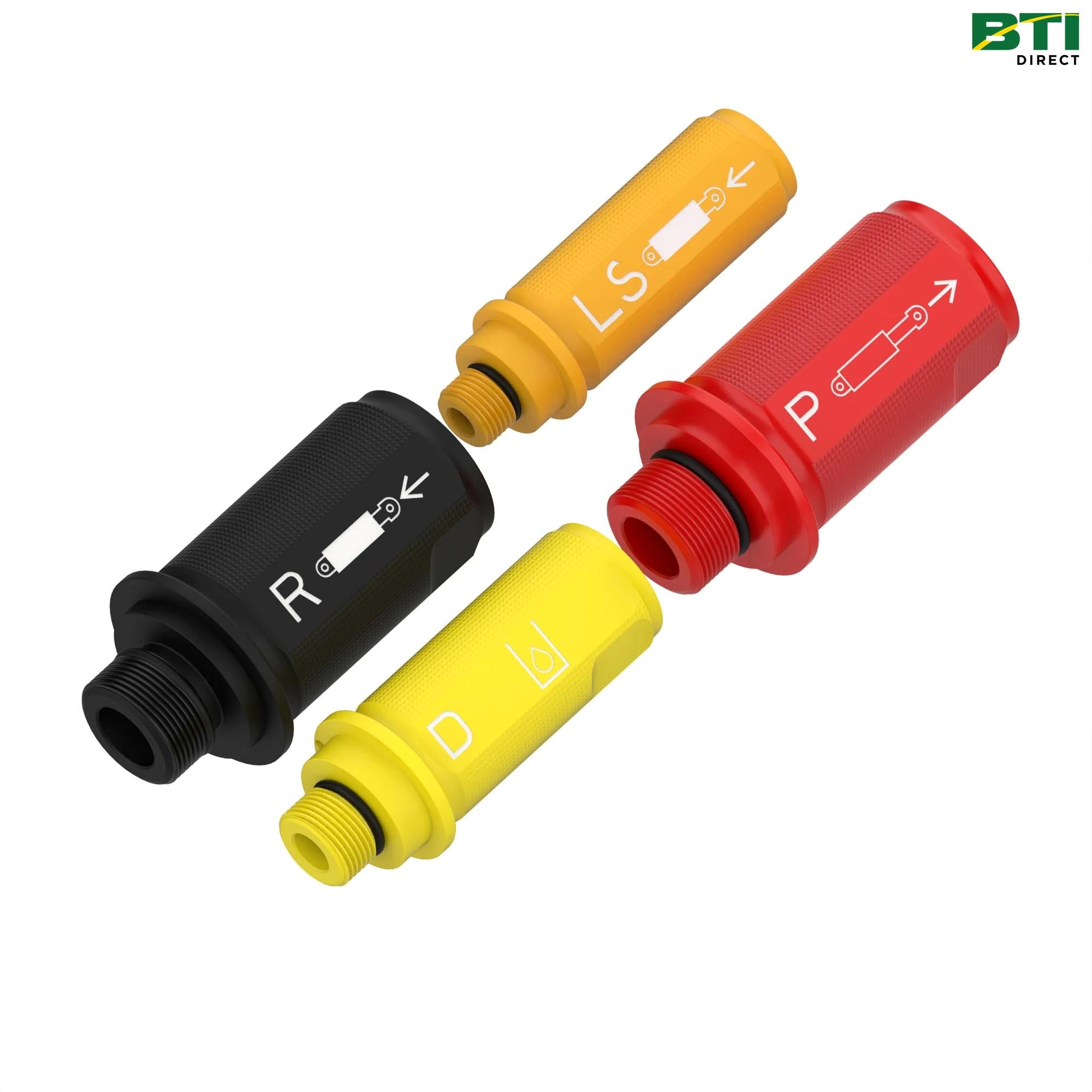 AA114809: Grip and O-Ring Kit Case Drain and Load Sense, 1.9 cm (3/4 inch) Power Beyond Lines