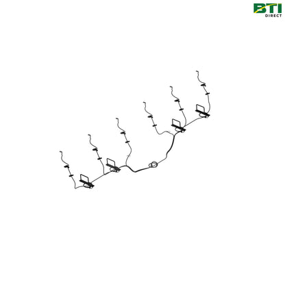 AA36664: 6 Row Narrow Wiring Harness
