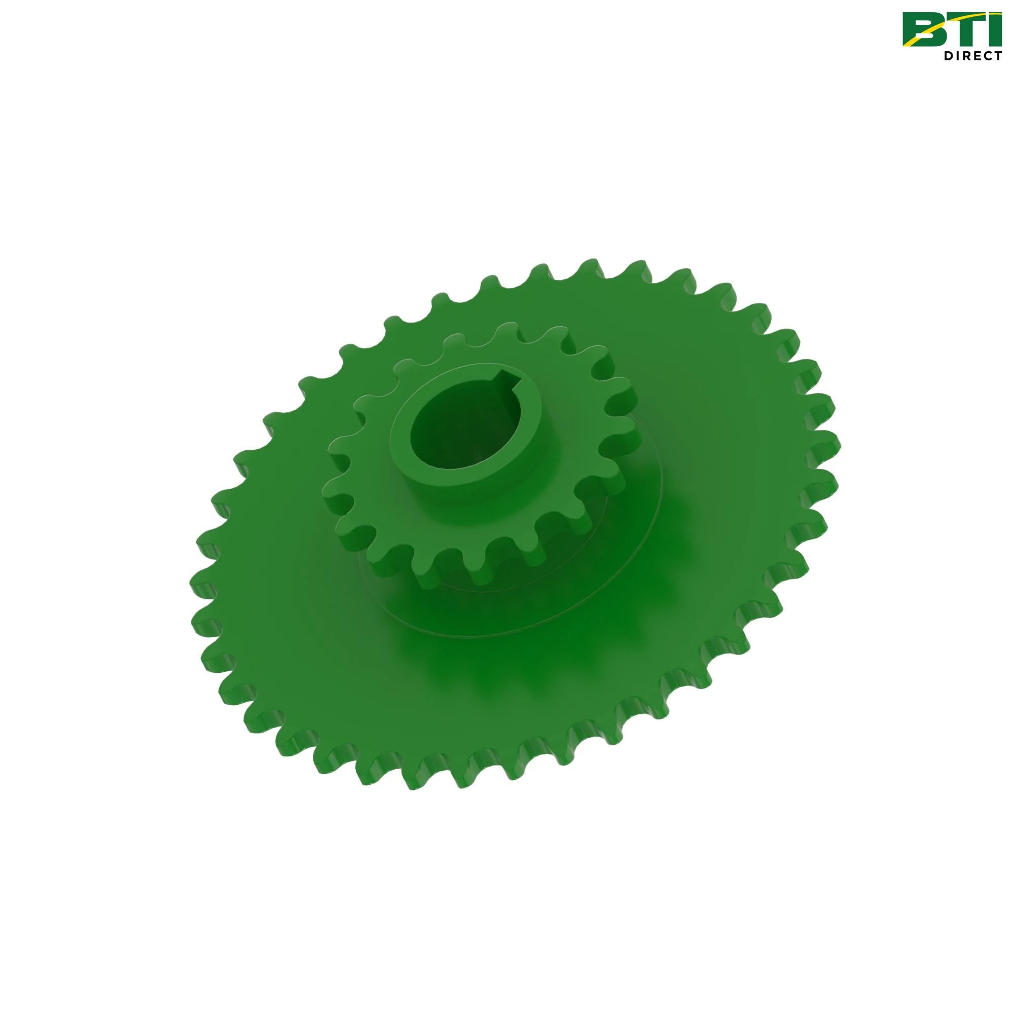 AA37970: Piston Pump Double Chain Sprocket