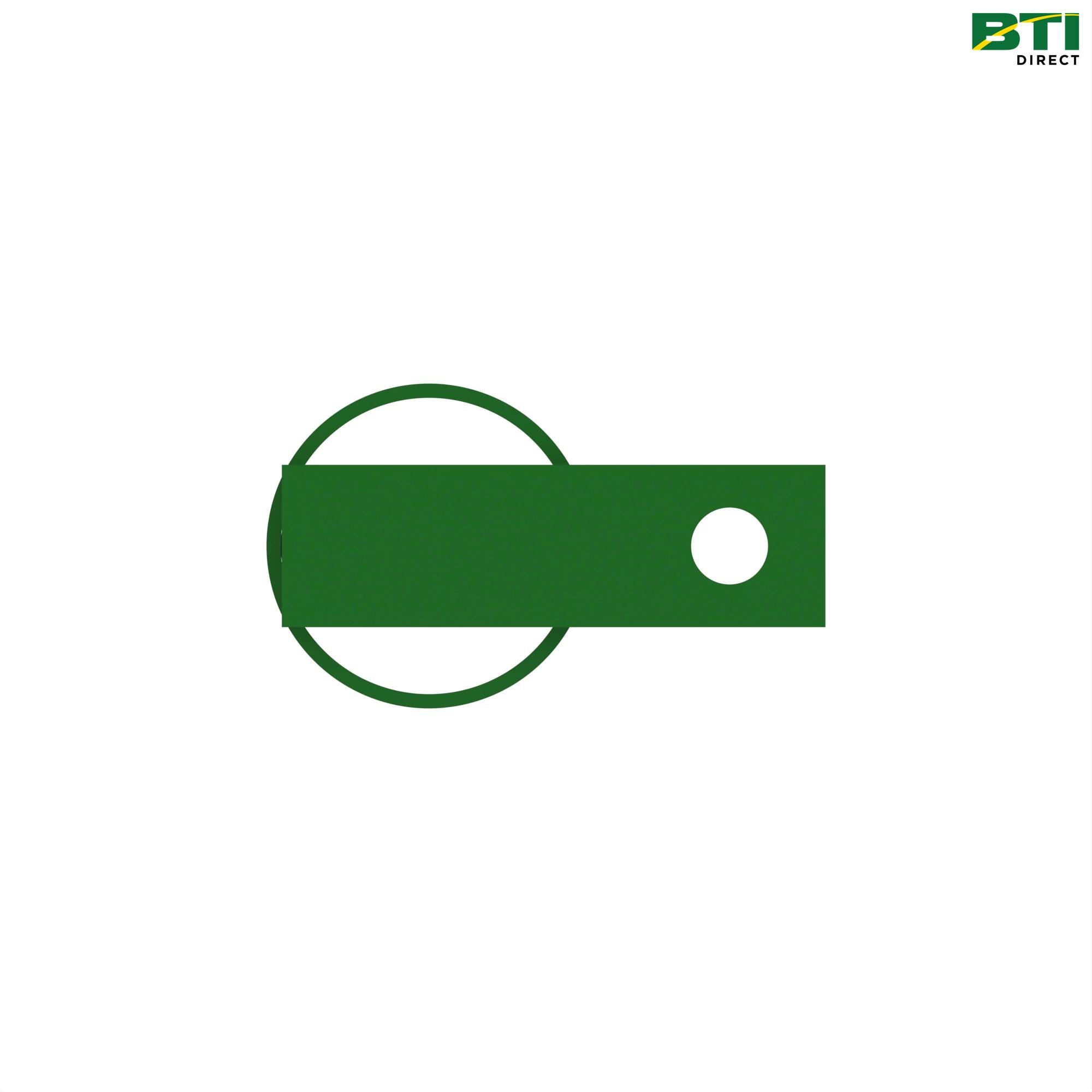 AA49808: Tan Press Hose Mount Tube