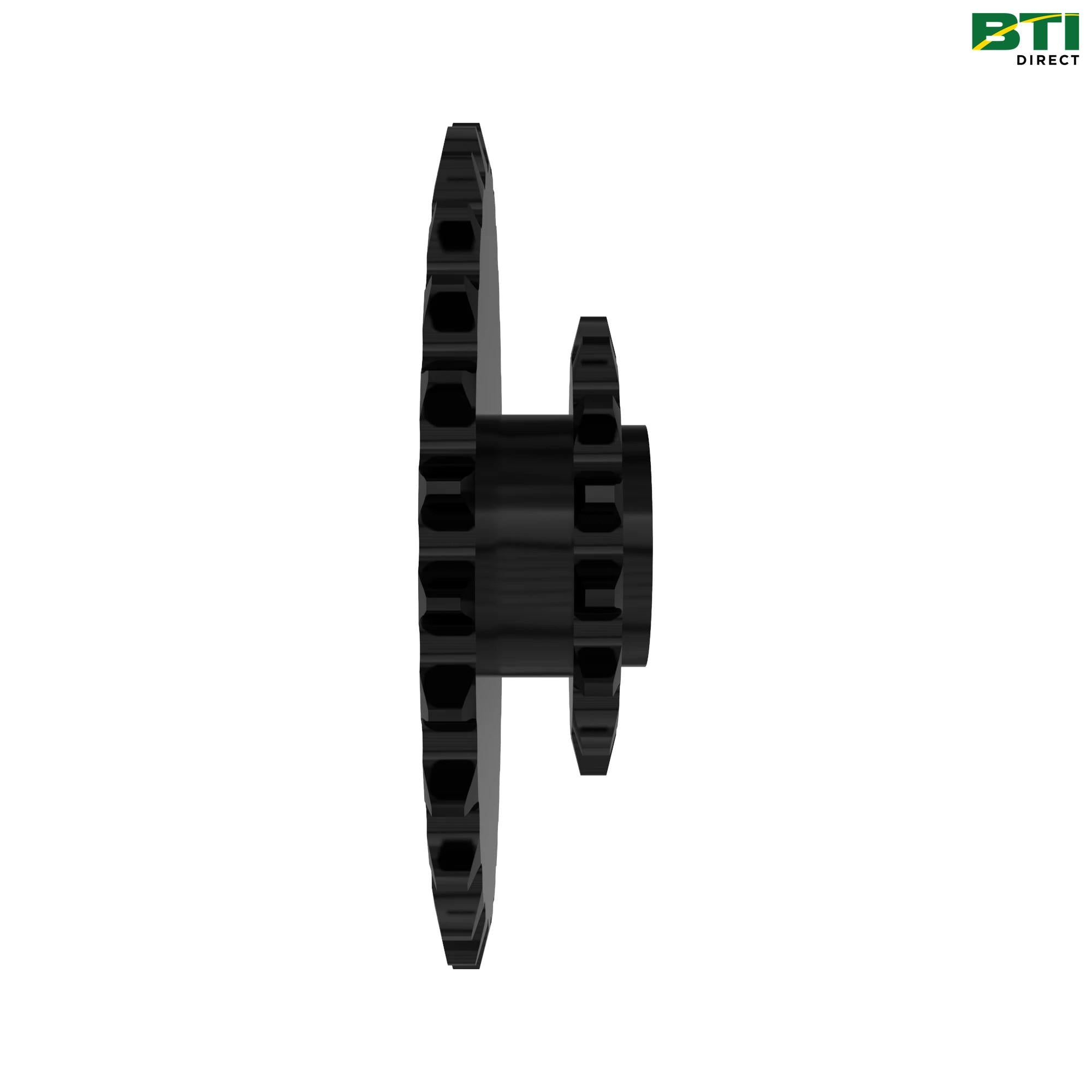 AA62991: Fertilizer Transmission Double Chain Sprocket, 16 and 30 Tooth