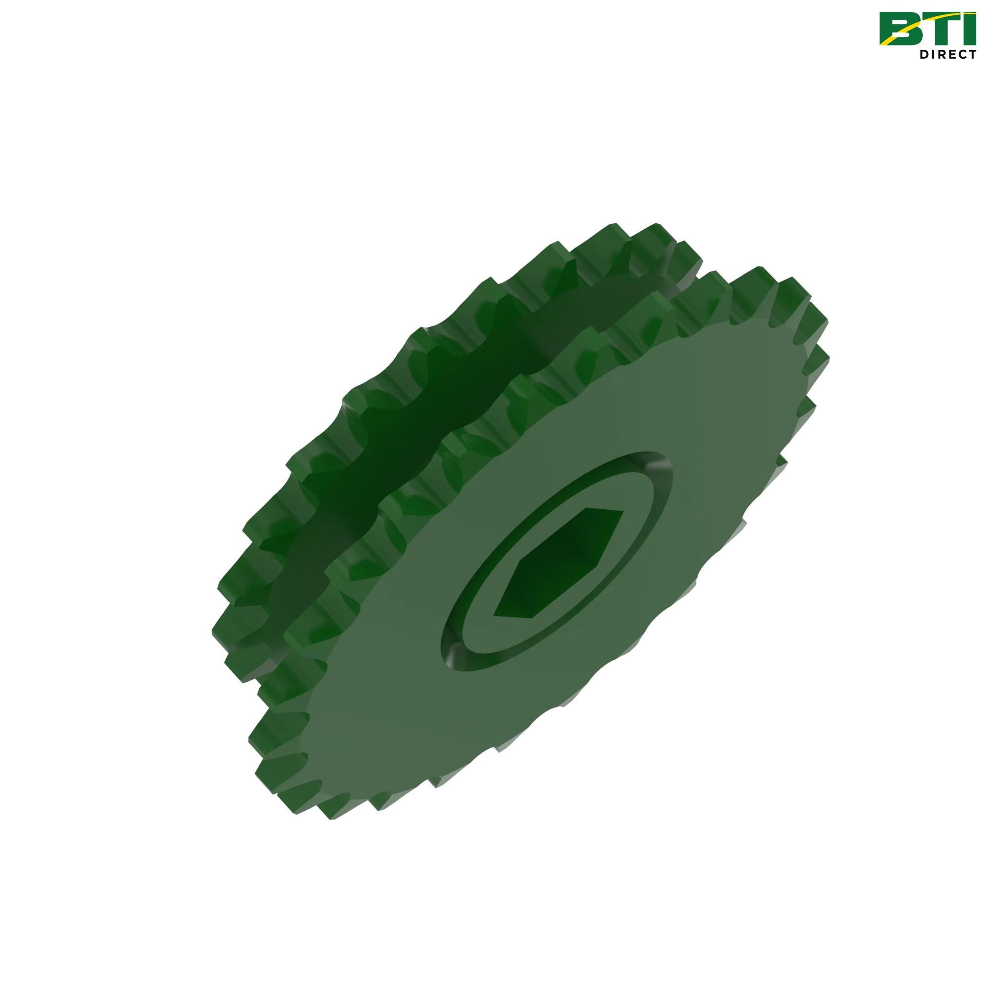 AA62992: Seed Transmission Double Chain Sprocket, 22 and 26 Tooth