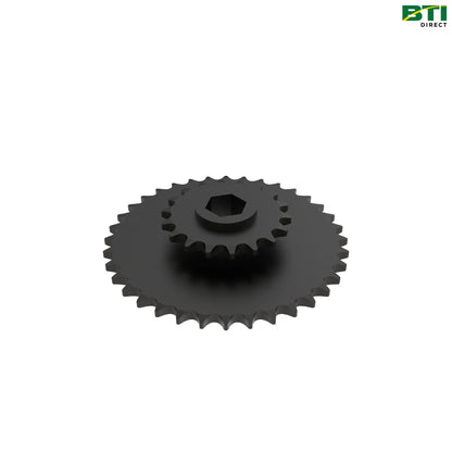 AA62994: Dry Fertilizer Transmission Double Drive Sprocket