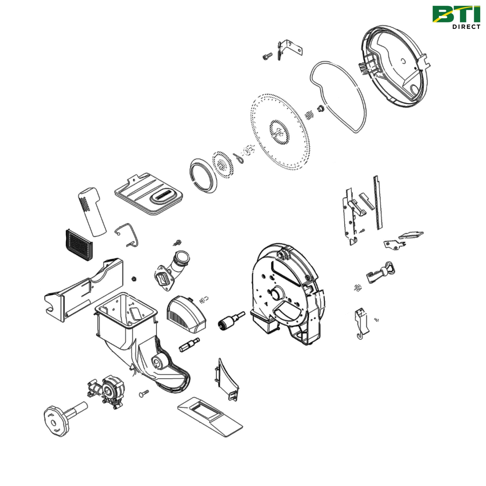 AA97511: Vacuum Seed Meter with Central Commodity System (CCS™) Mini Hopper
