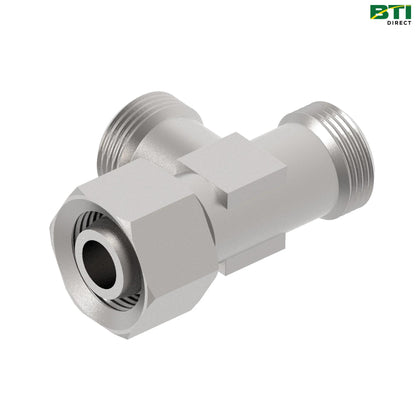 ADX13519: 24° D-Cone Swivel Run Tee Fitting