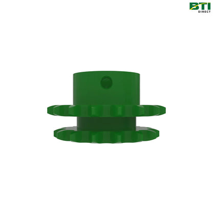 AE43471: Right Side Cross Shaft Double Chain Sprocket