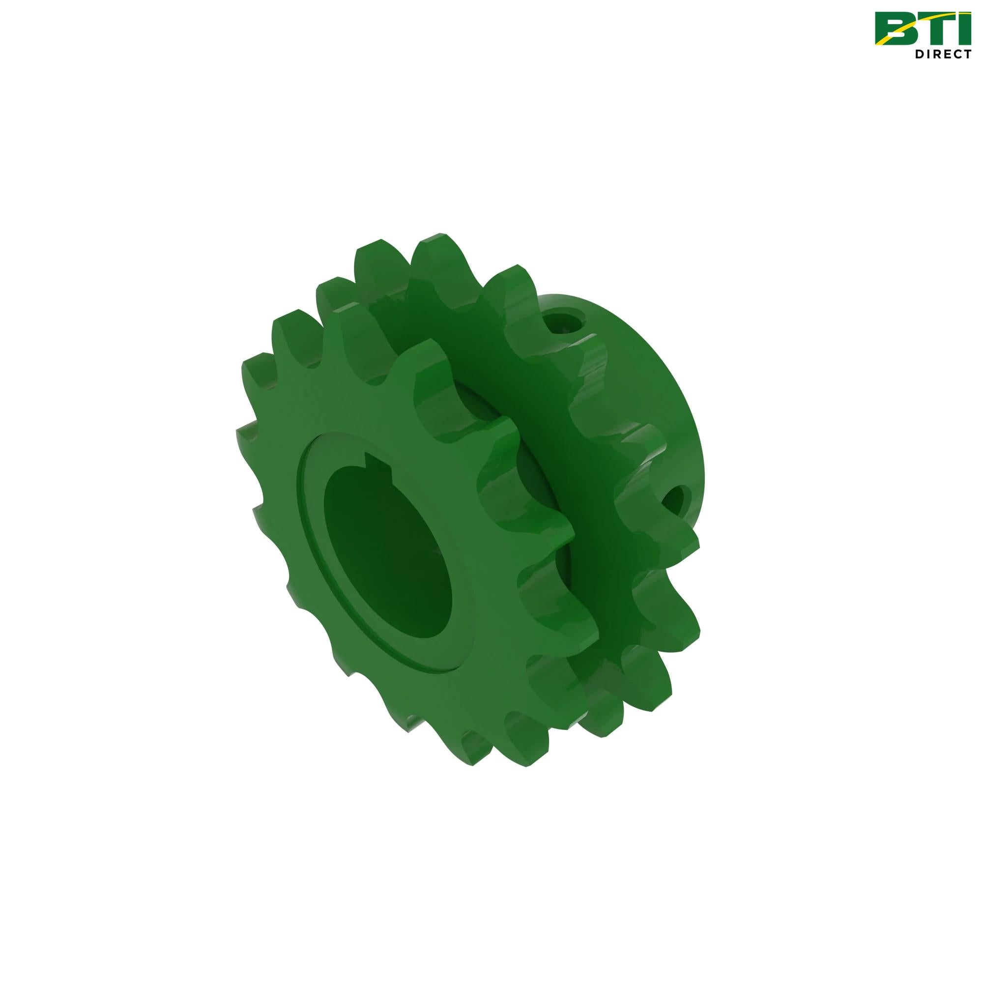 AE43471: Right Side Cross Shaft Double Chain Sprocket