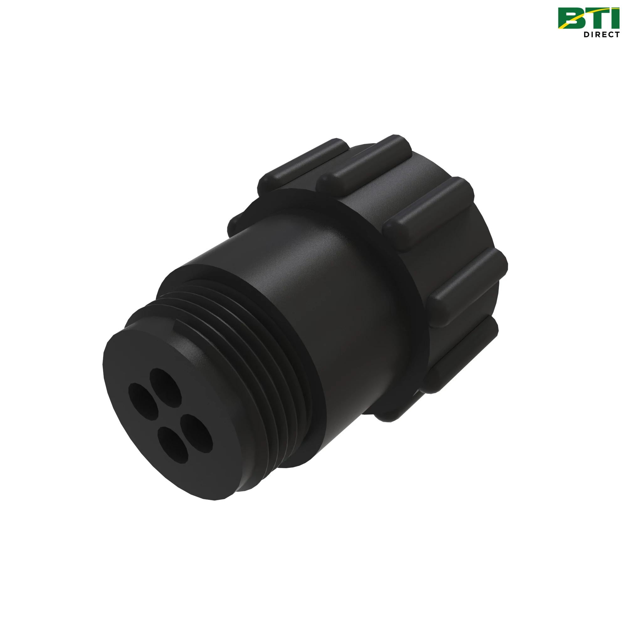 AE44391: Black Electrical Connector Assembly, 4 Cavities