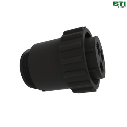 AE44929: Black Electrical Connector Assembly, 3 Cavities