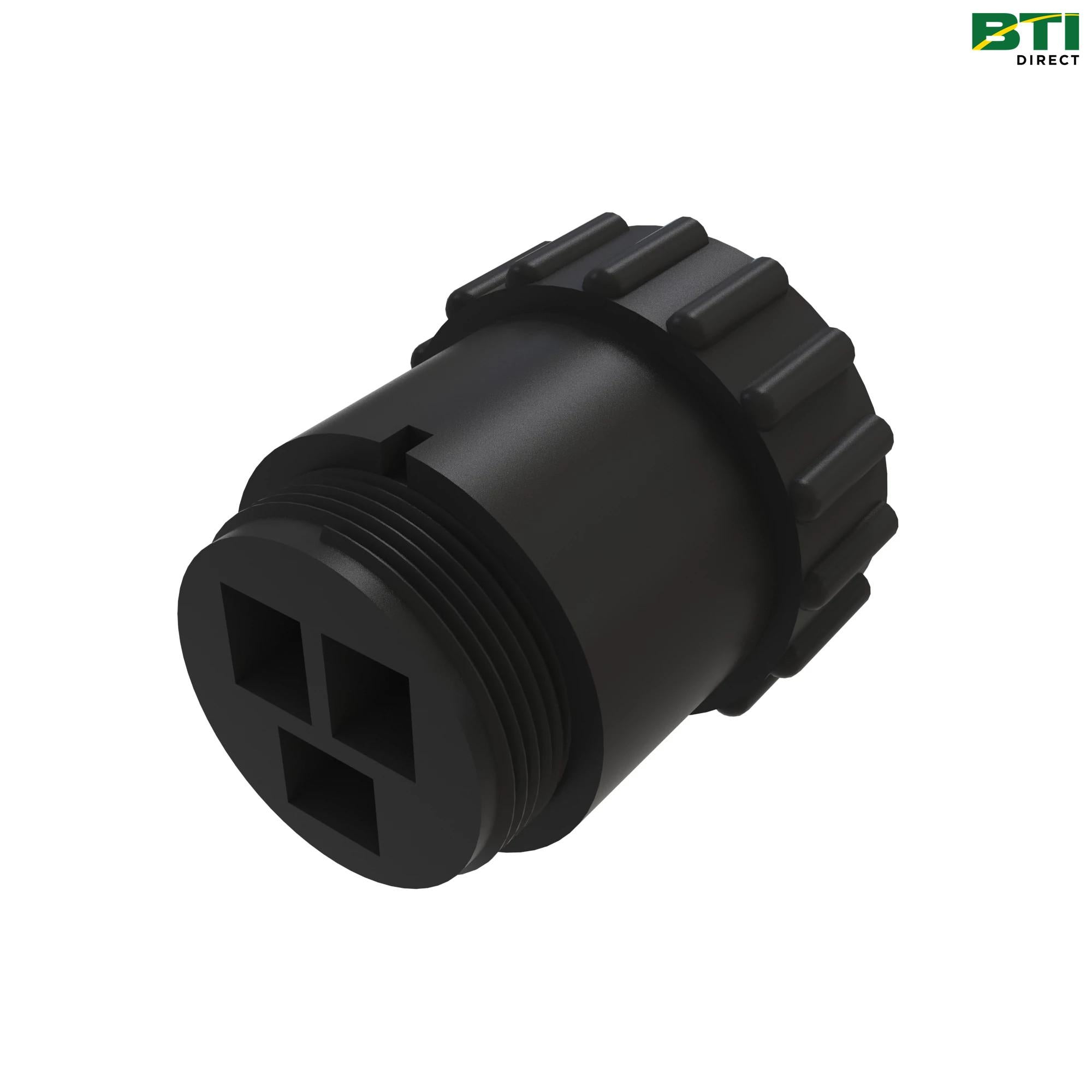 AE44929: Black Electrical Connector Assembly, 3 Cavities