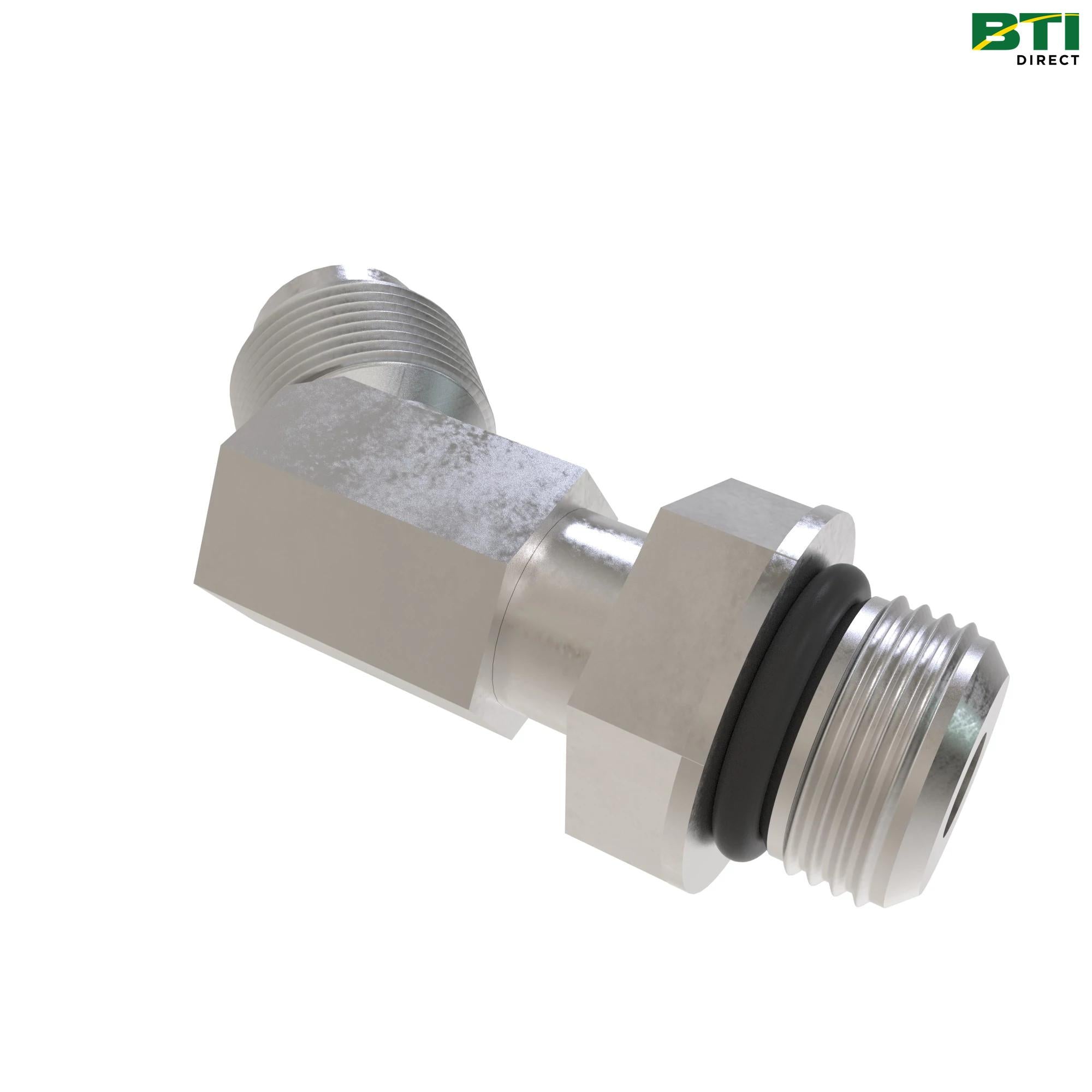 AE46796: 45 Degree Hydraulic O-Ring Elbow Fitting