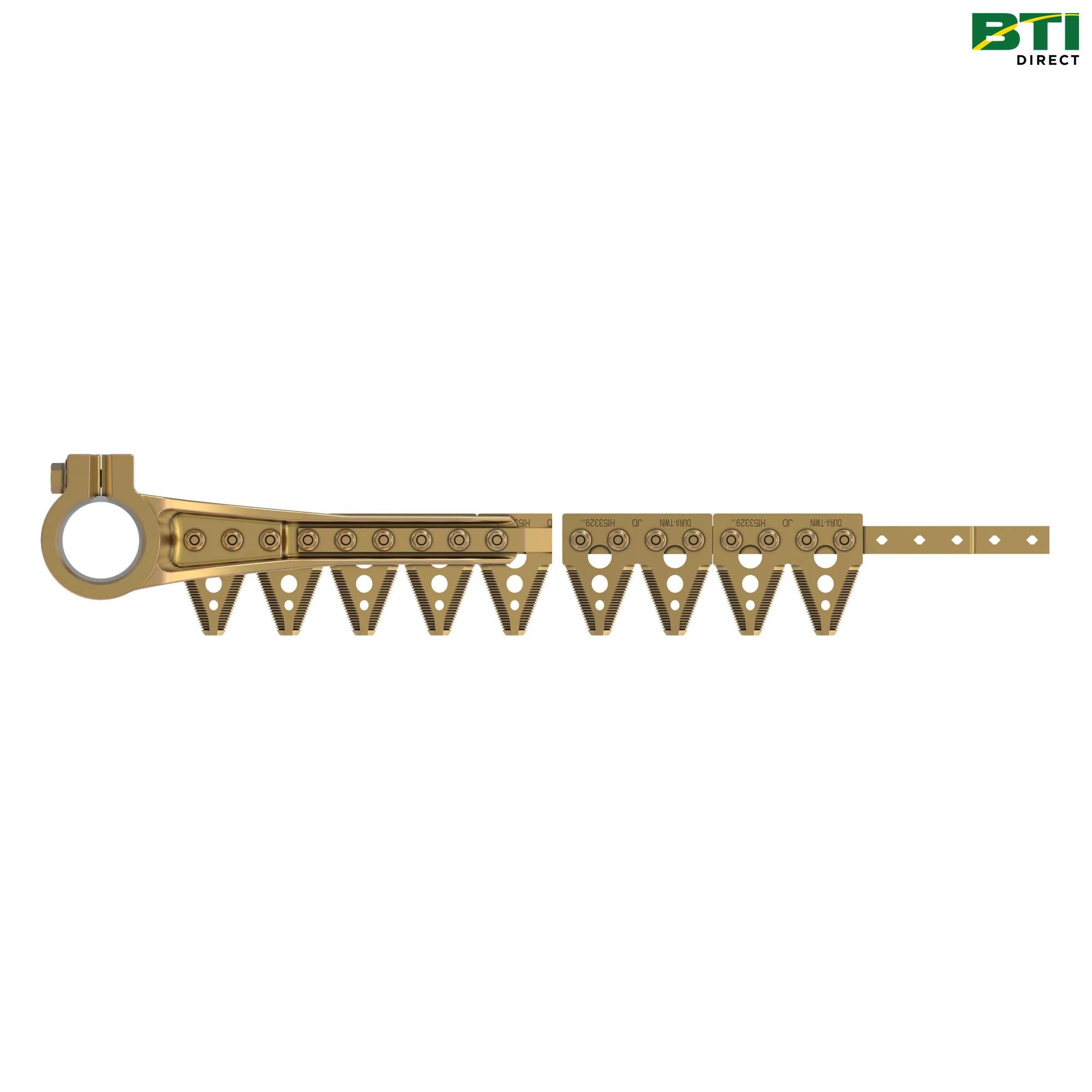 AE48592: Left Side Underserrated Cutterbar, 7 Feet