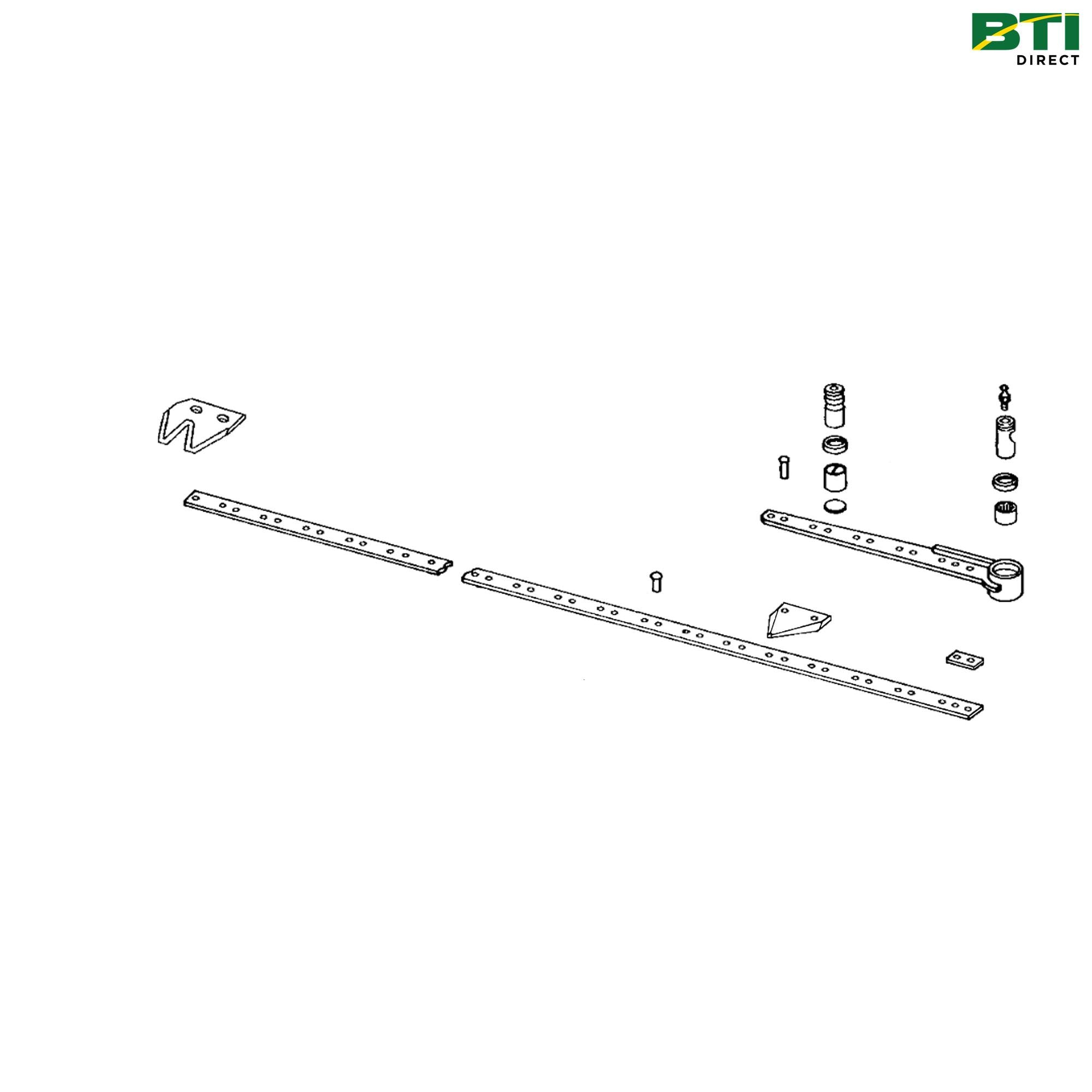 AE48663: Left Side Overserrated Cutterbar, 7 Feet
