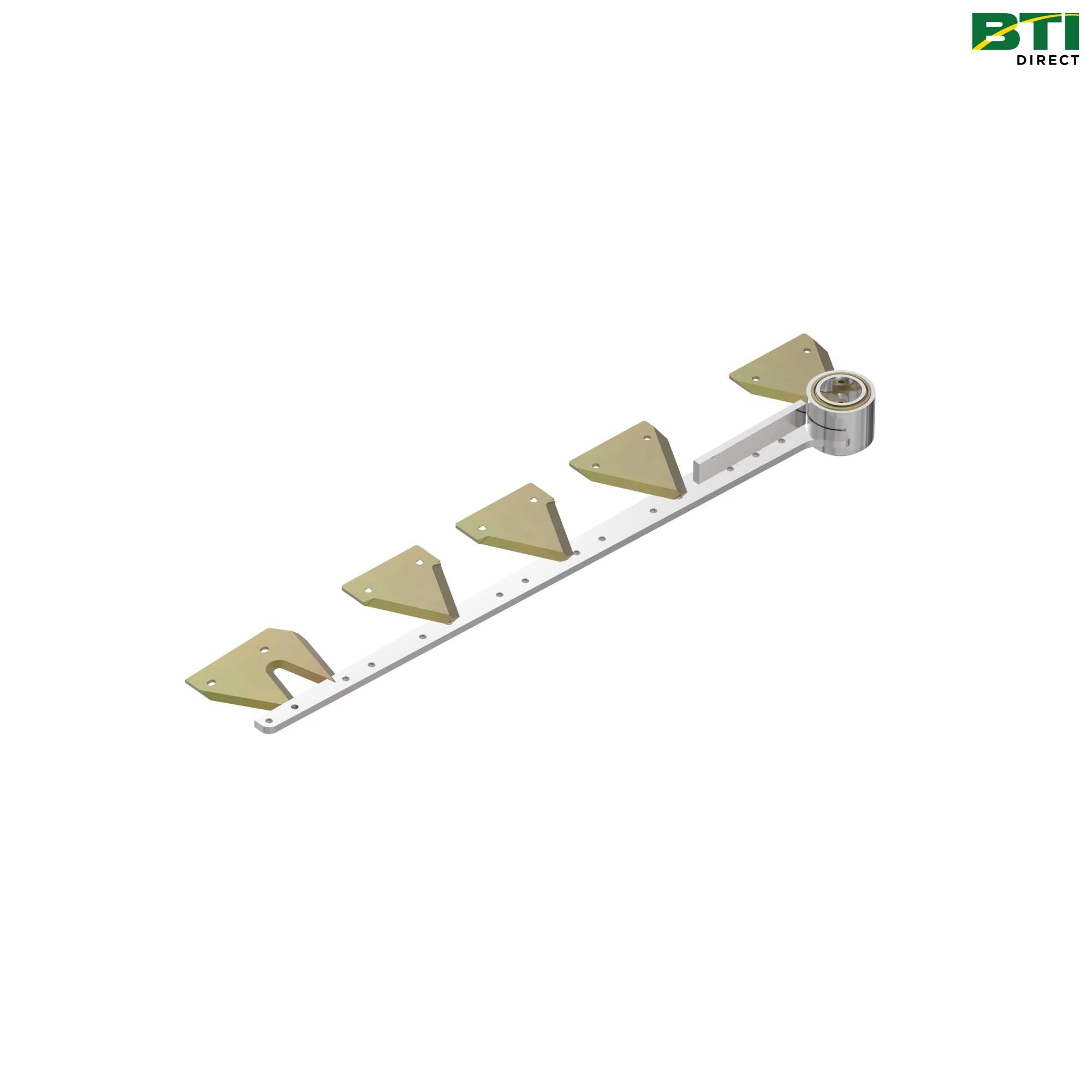 AE49261: Left Side Overserrated Cutterbar, 14 Feet