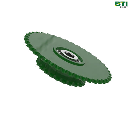 AE51818: Pick-Up Double Chain Sprocket with Bearing, 22 and 40 Tooth